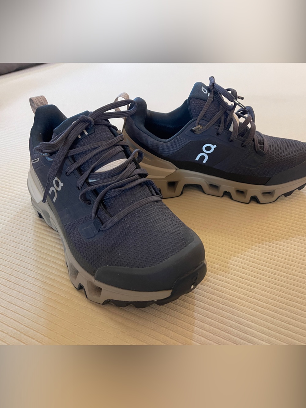 On Cloudtrail Women's Trail Sneakers — Navy and Gray